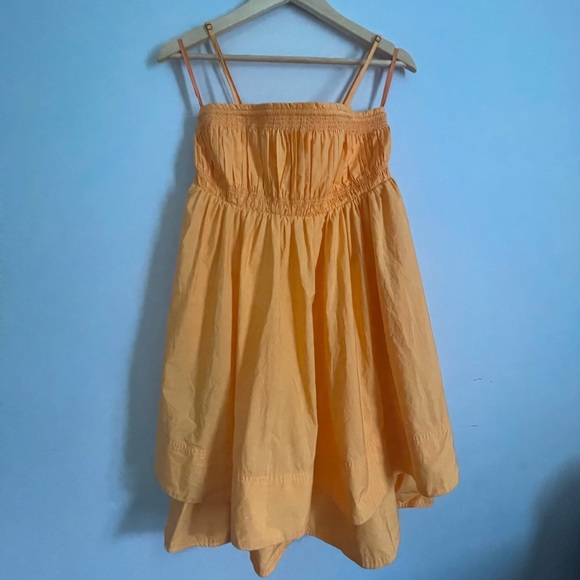 Anthropologie Tangerine Cupcake Dress - Picture 4 of 8